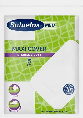 Produktbild von Salvelox Maxi Abdeckpflaster 5, 76x54mm
