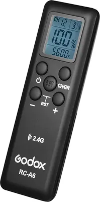 Obrázek produktu pro Godox RC-A6 Dálkové ovládání 2,4GHz bezdrátový přenos 32 kanálů 16 skupin Náhrada pro Godox SL150II SL200II SL150IIBi SL200IIBi SZ200BI