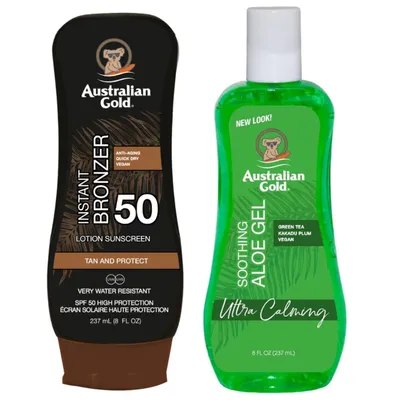 Produktbild von Australian Gold Balsam Bronze SPF50 + Aloe Bräunung