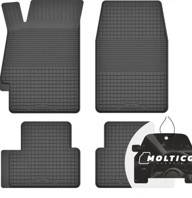 Produktbild von Gummimatten mit Rand Auto Fußmatten Gummi Automatten Passgenau 4-teilig Set - passend für Renault Captur 2013-2019