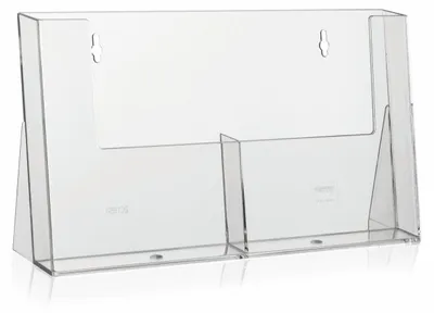 Produktbild von DIN A5 Prospekthalter / 2 Fächer