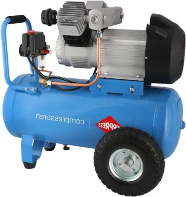 Produktbild von Mobiler Kompressor – ölgeschmierter Druckluftkompressor mit 50-Liter-Druckbehälter, 3 PS und 10 bar