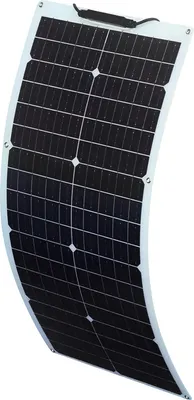Obrázok produktu pre Flexibilný solárny panel, vysoká účinnosť 24 %, ľahká a odolná konštrukcia, 18 V 50 W biely