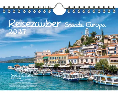 Produktbild von Städtezauber Europa DIN A5 Kalender für 2027 Städte - Seelenzauber