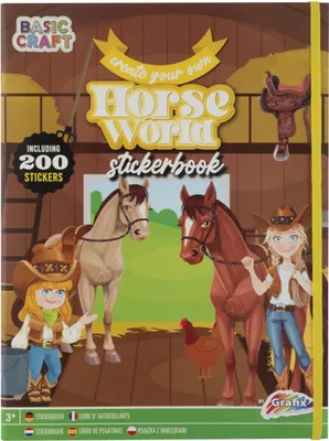 Obrázek produktu pro Samolepkový sešit - Koně