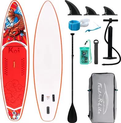 Image de Planche de stand up paddle, conception ultra-stable, kit d'accessoires inclus, SUPFR01D