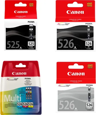 Produktbild von Canon Original Patronen CLI-526 Multipack + PGI-525PGBK + CLI-526BK + CLI-526GY