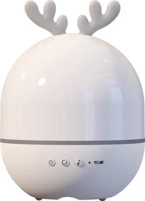 Produktbild von Sternenhimmel Projektor Lampe – LED Nachtlicht für Kinder, 6 Projektionsfilme, 360° Drehbar, USB-Ladefunktion