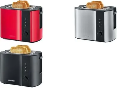 Productafbeelding van SEVERIN Tostapparaat met 2 gleuven, model AT 9552, 800 W, zwart, mat afwerking