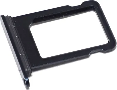 Produktbild von Simkartenhalter (Nano-SIM) passend für Apple iPhone 13 Mini (A2628), Originalersatz, Schwarz
