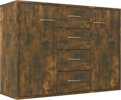 Produktbild von "SALE 2026"Sideboard - elegante Design - Mehrzweckschrank - Räuchereiche 88x30x65 cm Holzwerkstoff - Kommoden DE6110479