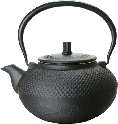 Produktbild von Żeliwny czajniczek z sitkiem do herbaty 1,5 l Asia Style Czarny