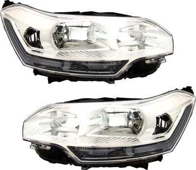 Produktbild von TYC Scheinwerfer Set für Citroen C5 08-09 H1 H7 H7 PH24W Halogen Tagfahrlicht RD