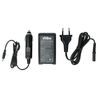 Produktbild von vhbw Ladegerät kompatibel mit Olympus E-410, E-600, E-620, E-450, E-400, E-420 Kamera - Ladeschale, Kfz-Adapter Ladeanzeige
