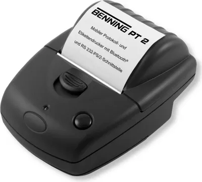 Produktbild von Benning PT2 Mobiler Etiketten- und Protokolldrucker 10225404
