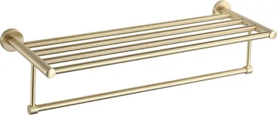 Produktbild von Mexen Remo Handtuchablage, gebürstetes Gold - 7050720-55