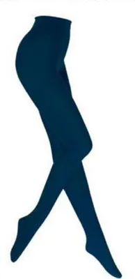 Produktbild von Klassische Strumpfhose 60 DEN Einheitsgröße Blickdicht Einfarbig Strümpfe Fleece-Thermosocken für Damen & Frauen Dunkelblau