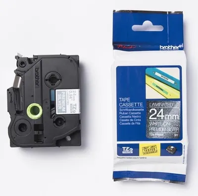 Zdjęcie produktu dla Brother TZE-PR955, Biały na srebrnym, TZe, Czarny, Termotransferowy, Chiny, 5 lat(a)