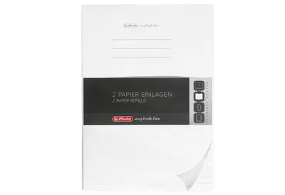 Produktbild von Herlitz 50034093, Einfarbig, Weiß, A4, 80 Blätter, Erwachsener