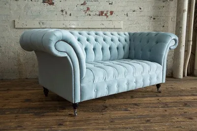 Produktbild von Chesterfield Leder Couch Sofa 2 Sitzer Polster Sofas Design Luxus Sofas