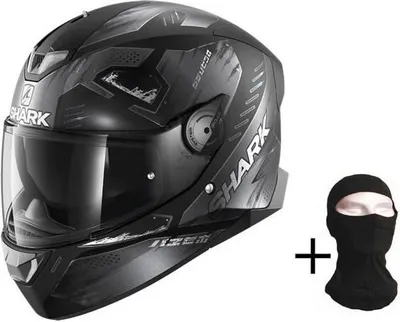 Produktbild von Shark Skwal 2.2 Venger Helm, schwarz matt/grau, S (55/56)