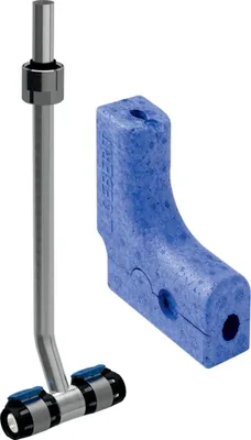 Obrázok produktu pre Geberit GE FlowFit kovová T-spojka, SiBr/Cu, pre EK, d20 x 20 x 15 mm, poniklovaná, 1 ks.