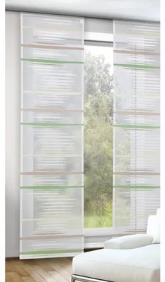 Produktbild von Flächenvorhang „Nike“: Größe (HxB): 245x60cm Farbe: Grün