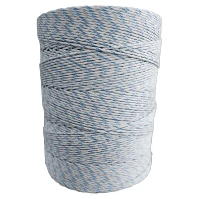 Produktbild von Weidezaunlitze Premium - weiß/blau - 400 m, 9 Leiter