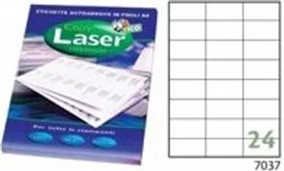 Produktbild von Tico LP4W-7037 selbstklebendes Etikett Weiß 2400 Stück(e)