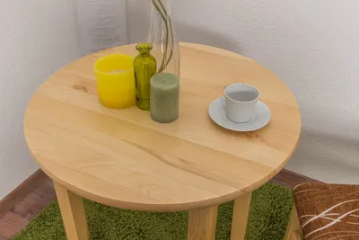 Produktbild von Runder Kiefer Tisch