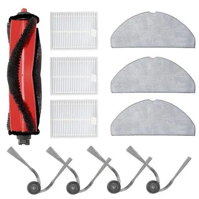 Produktbild von Ersatzteile für Roboter-Staubsauger, inkl. 1 Hauptborstel, 3 Filtern, 3 Seitenbürsten und 4 Seitenborsteln