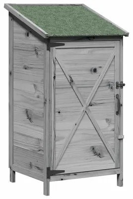 Immagine prodotto di Capanno da Giardino Grigio 59,5 x 56 x 113,5 cm