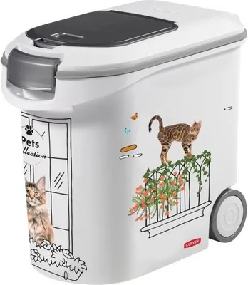Obrázok produktu pre Curver nádoba na krmivo pre mačky, 35 l / 12 kg, PETS Collection, plast, biela