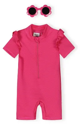 Minoti UV-Shirt Rosa für Mädchen, Vorderansicht 2