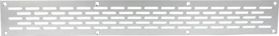 Produktbild von Aluminium Lochblech 400x50mm F1 Lüftungsgitter Lochung 20x3mm silber eloxiert