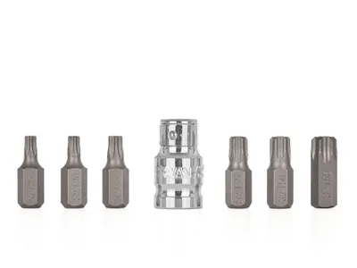 Image de Jeu d'embouts de tournevis Torx T25-T55, 7 pièces