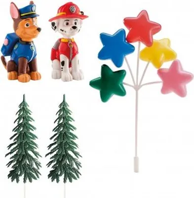Obrázek produktu pro Figurky na dort tlapková patrola a dekorace