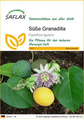 Obrázok produktu pre SAFLAX - Sladká granadilla - Passiflora ligularis - 20 Semená