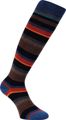 Produktbild von 3 Paar Bambus Viskose Kniestrümpfe Herbst Ringel Softrand ohne Gummi Damen Gr. 39/42