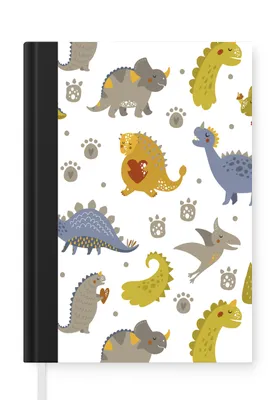 Obrázek produktu pro MuchoWow Zápisník Diář Rozpočet A5 Dinosaurus - Děti - Design - Chlapci - Dívky - Děti