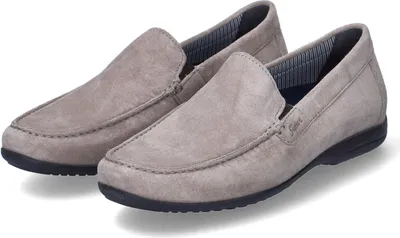 Produktbild von Sioux Herrenschuhe Slipper/ Mokassins GIUMELO Taupe Rauleder Größe:71/2