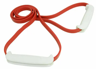 Immagine prodotto di Banda elastica per esercizi – Tubo per fitness con 2 impugnature ergonomiche