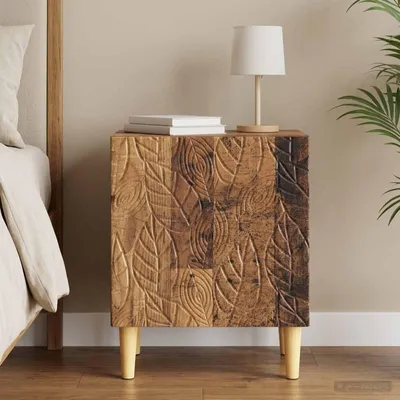 Obrázek produktu pro vidaXL Noční stolek ze starého dřeva 43 x 34,5 x 50 cm, dřevotříska
