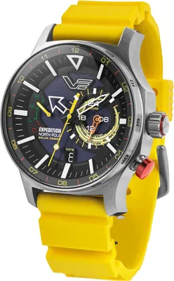 Vostok Europe VS57-595A735 Herrenuhr Solar Polar Day Gelb 1