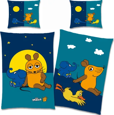 A collage of bedding designs featuring cartoon characters.