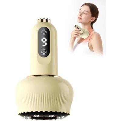 Produktbild von Elektrisches Kratzinstrument, Schröpfgerät, 4 in 1 Schröpfgerät Gesundheitsmassage und Ausbaggern von Meridianen, Massagegerät Schröpfgerät Elektrisch