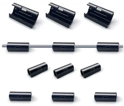 Produktbild von Famanu Kabelclips Set 40 Stück - Selbstklebende runde Kabelhalter