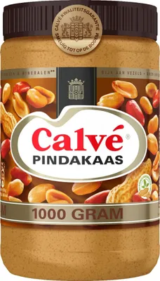 Produktbild von Calvé Erdnussbutter Glas 1 Kilo