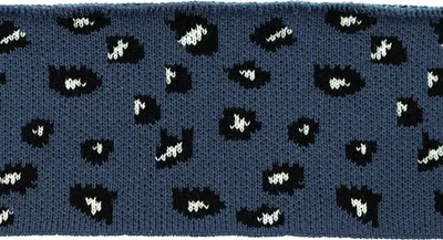 Cuff Bündchen Strickbündchen 110x7cm Baumwolle elastisch, Leopard jeans