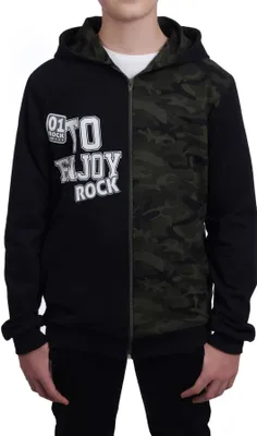 Produktbild von BEZLIT Jungen Sweatjacke mit Kapuze Grün-Schwarz 116